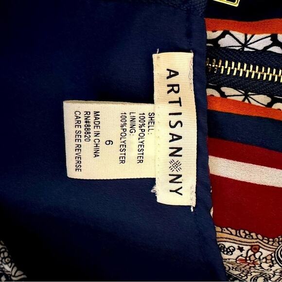 Artisan New York Office Party Casual Pattern Dress Size‎ 6 - Picture 5 of 9